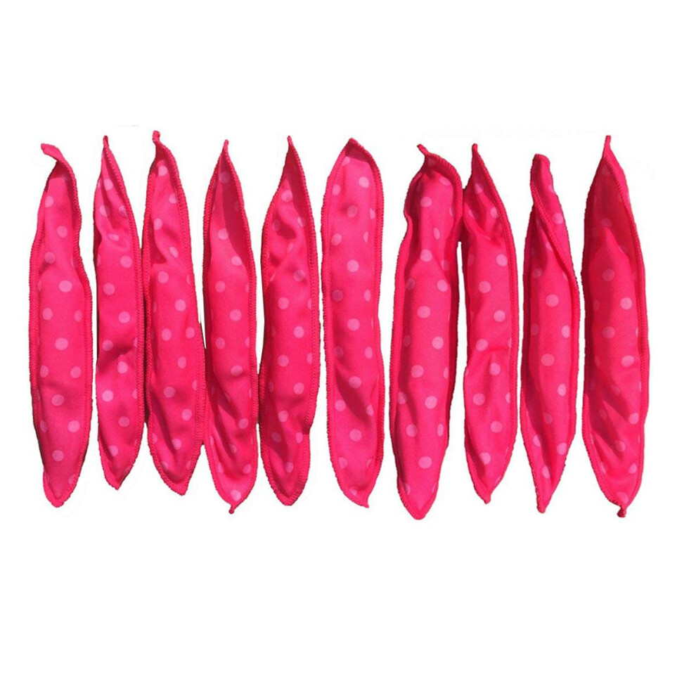 Curler Hair Rollers 10PCS Night Sleep Foam Wave Point, Flexible Soft Pillow, DIY Sponge Styling Tools