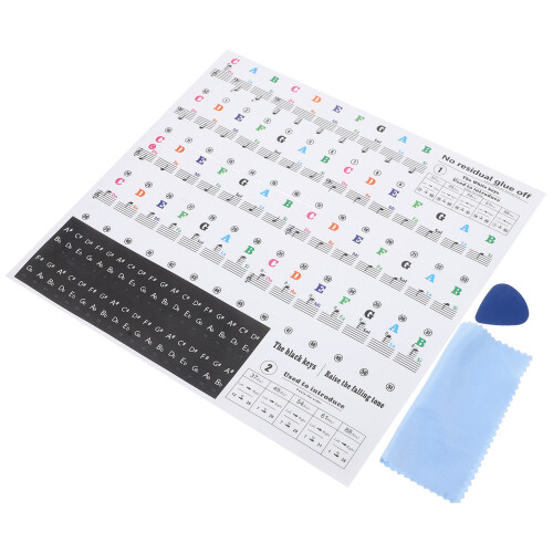 4 Pièces Sticker De Clavier Touches Pour Débutant 2