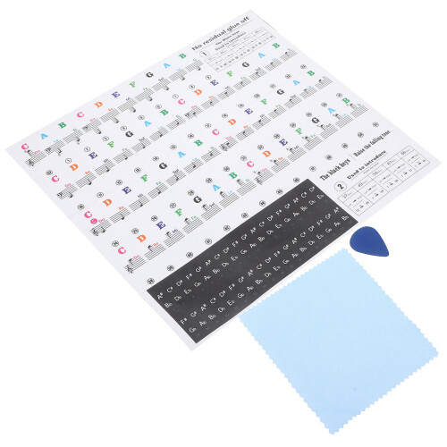 4 Pièces Sticker De Clavier Touches Pour Débutant 1