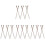 24 Stuks Glitter Haarverlengingen Inklip Kit 4