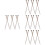 24 Stuks Glitter Haarverlengingen Inklip Kit 8