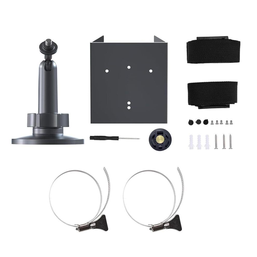 Outdoor Camera Mounting Bracket Holder 360-Degree Rotation Adjustable Multi-Angle For Security Cameras And Solar Panels 9084446414257