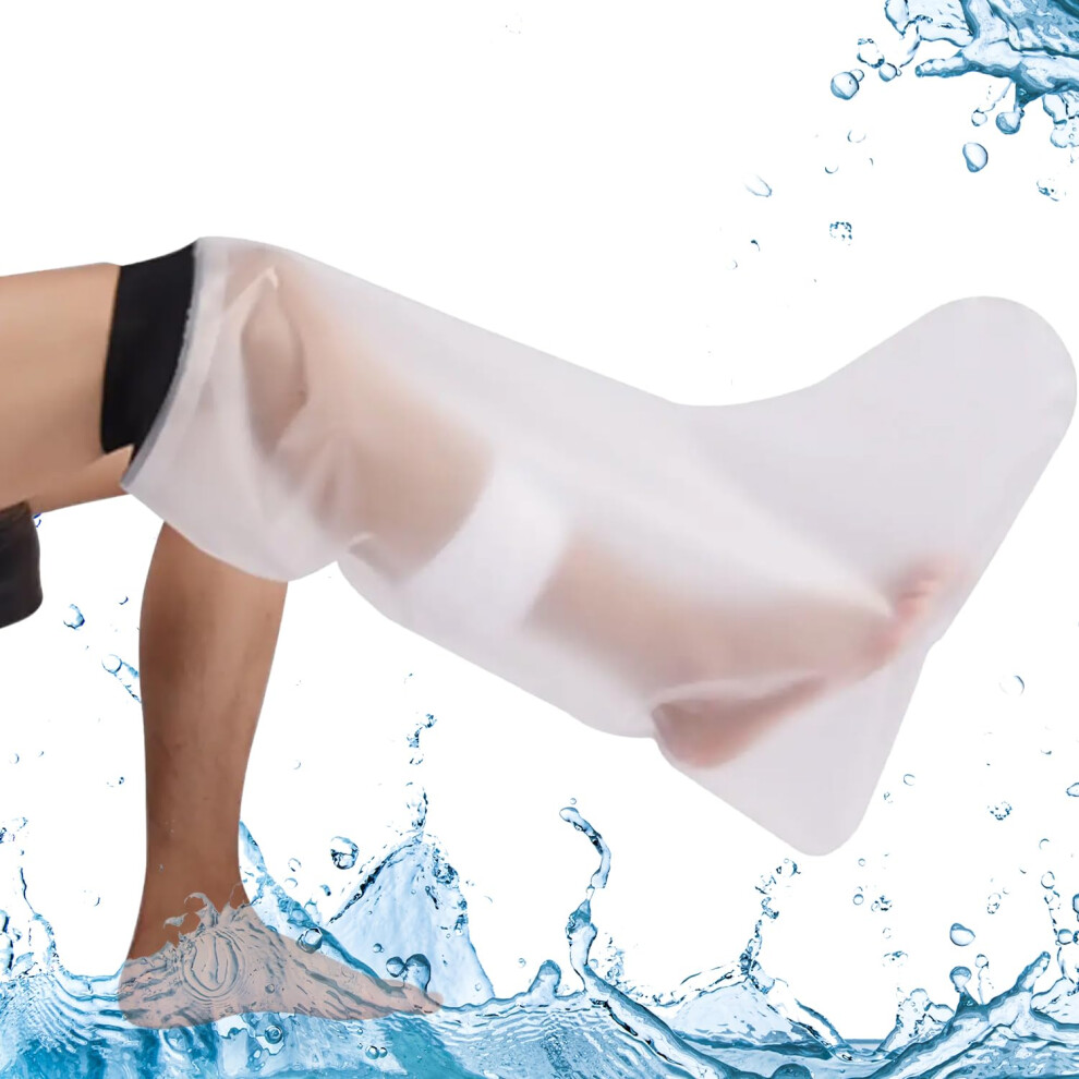 Waterproof Leg Cover Silicone Cast Leg Protector For Shower And Pool, Reusable, Durable, One Size