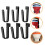 3 Pairs Hoedenorganizer Voor Baseballcaps 4