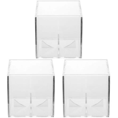 3St Transparante Baseball Display Doos Stofdichte Opbergdoos 1