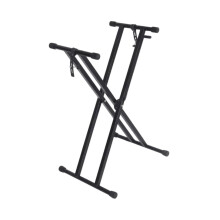 Generic X Shaped Keyboard Stand, Folding Detachable Heavy-Duty Iron, Double Braced Digital Piano Stand For Performance Travel