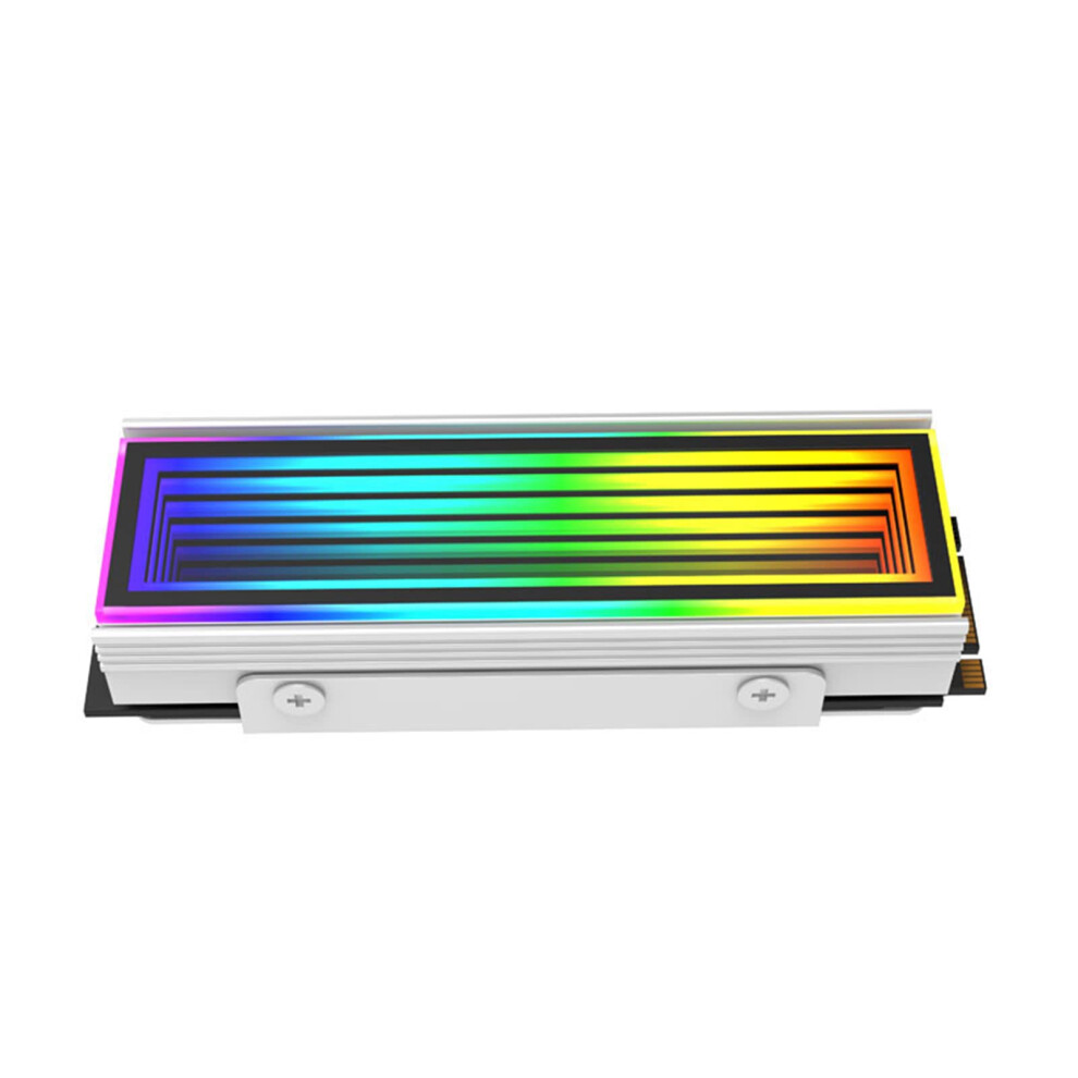 M.2 Ssd Heatsinks Argb Lighting Finish High Thermal Conductivity Fine Workmanship White 9084446414721