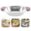 2 Unidades Bowl Ovalado Acero Inoxidable Con Mango Madera 11