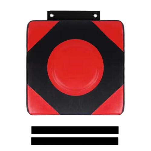 Wall Punch Pad PU Leather Wall Target Pad For Boxing Training Foam High Elastic Sponge Red