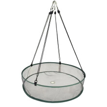 Weather Resistant Garden Bird Feeding Catcher Tray Reinforced Net Structure Feeder Platform For Food Containment Grey