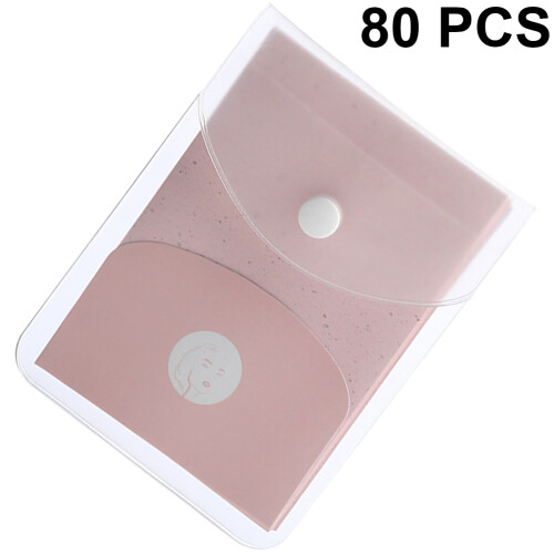 80 Pièces Papier Anti- Tissues Absorbants Unisexe 1