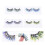 4Paren Kleurrijke Glitter Lashes Kunstvezel Voor Eyecatching Look 5