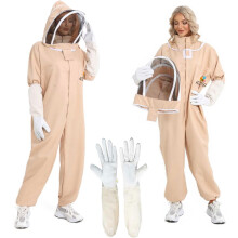 Bee Keeper Suit Unisex Beekeeping Suit For Women And Men Sting-Proof With Gloves Size L