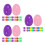 180Pcs Colorful Plastic Easter Eggs Fillable PP Boxes for Party Decor 5