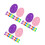 180Pcs Colorful Plastic Easter Eggs Fillable PP Boxes for Party Decor 6