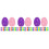 180Pcs Colorful Plastic Easter Eggs Fillable PP Boxes for Party Decor 7