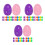 180Pcs Colorful Plastic Easter Eggs Fillable PP Boxes for Party Decor 8