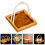 Bamboo Piatto Sushi per Dolci e Alimenti con 11