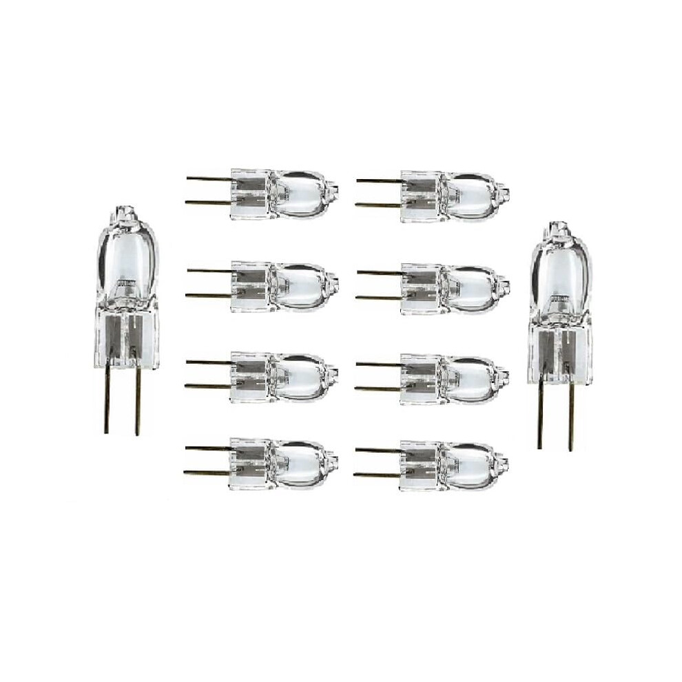 G4 24V Halogen Bulbs, Long Life Capsule Lamps, 10W 20W 35W, Warm Clear, 10-Pack Light/White 9084446415421