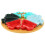 2Sets Weihnachtsbaum Servierplatte Mit Fächern Kunststoff Bunt Snacks 2