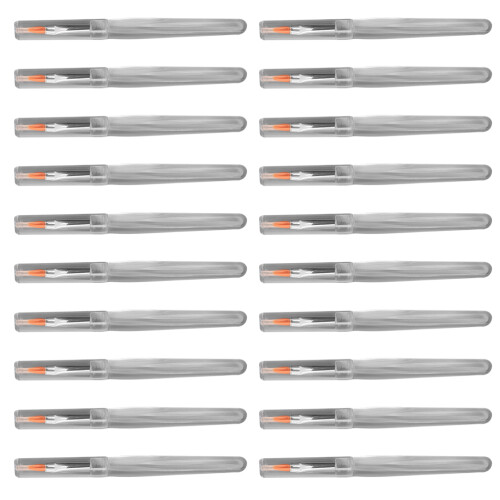 20 Stuks Kunstvezel Lippenstift En Lipliner Applicator Borstels