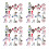 48 Mini Sneeuwman Figurines Van Voor Cake En 6