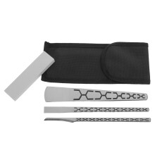 1Set Stainless Steel Pedicure Black Toe Nail Care Tool for Home