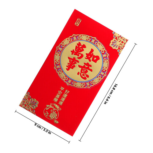 36 Pezzi Buste Rosse Per L'Anno Decorative 1