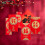 36 Pezzi Buste Rosse Per L'Anno Decorative 5