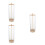 3 Stuks Transparante Rietjesdispenser Met 7