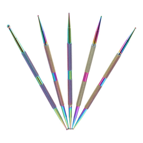5 Stuks Dubbelzijdig Dotting Tool Voor Nagellak Manicure