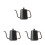 3 Handfilterkaffeekanne Gießkanne Für 11