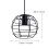 vintage iron single head pendant light lantern ceiling lamp black 2