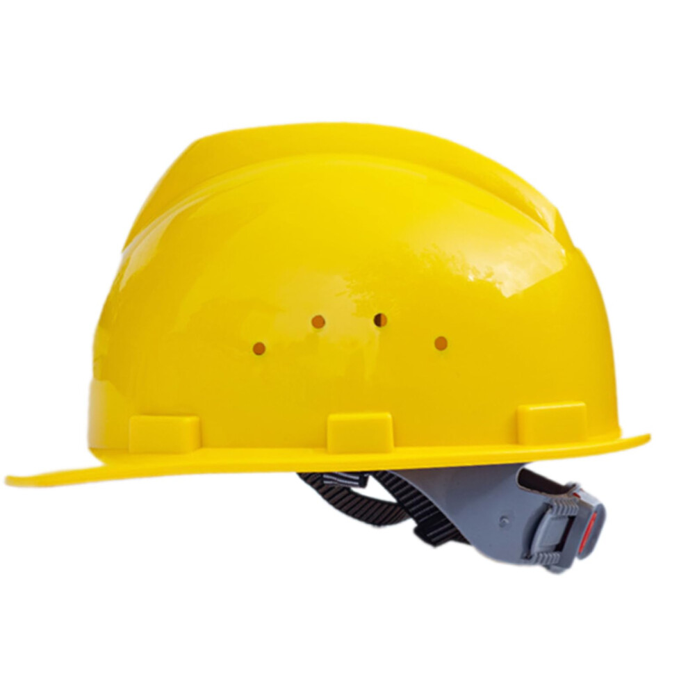 Sunshades Safety Helmet Breathable High-Strength Polyethylene Construction Hat Yellow For Engineers And Site Workers 9354506282738