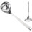 2Pcs Perforated Stainless Steel Slotted Serving Spoons 1