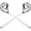 2Pcs Perforated Stainless Steel Slotted Serving Spoons 7