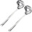 2Pcs Perforated Stainless Steel Slotted Serving Spoons 5