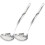 2Pcs Perforated Stainless Steel Slotted Serving Spoons 9