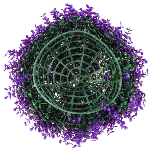 3Stk Simulierter Pflanzen Topiary Ball Blatt Graspflanze