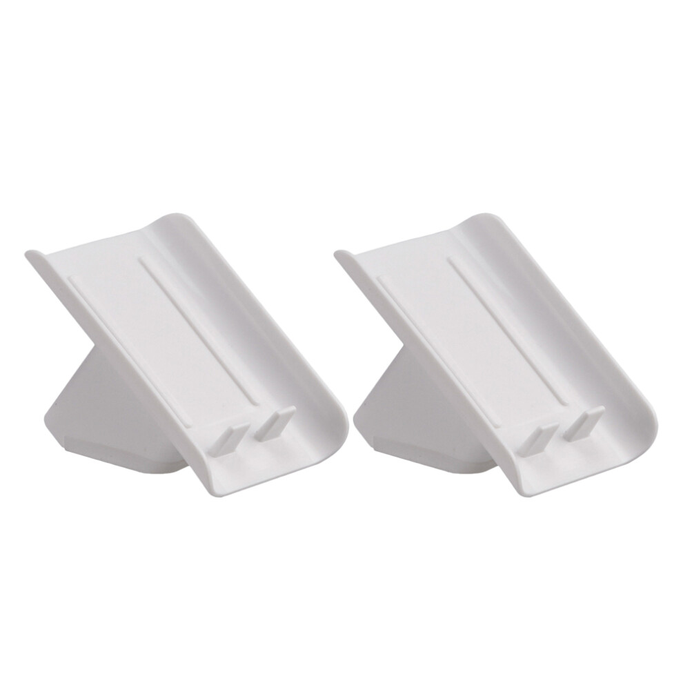 2 Sztuki Plastikowe PudełKo Na MydłO W KształCie Nachylenia BiałY-image