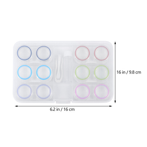 1 Set Portable Lens Storage Box With Holder 1