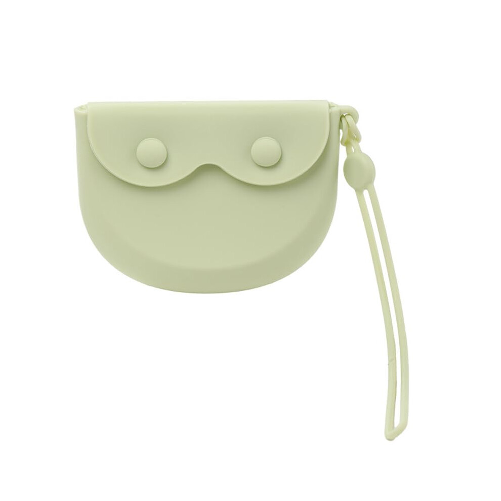 Green Silicone Retainer Case For Invisible Braces, Denture Storage, Mouth Guard Container, False Teeth Holder,
