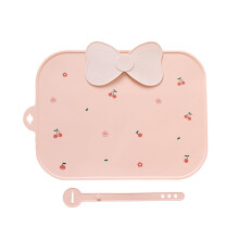 Baby Silicone Dining Set For Kids Large Size Dining Table Mat Non-Slip Placemat Foldable