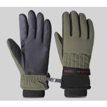 Winterbestendige handschoenen voor heren, winterbestendige, warme en verdikte fleece elektrische motorhandschoenen