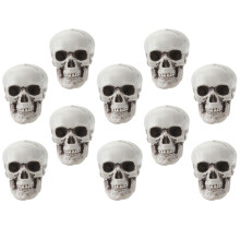 36 Mini Totenkopf Figuren Skelett Statuen Modell Für Halloween
