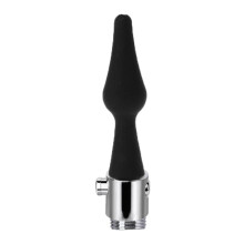 Anal Butt Plug Douche Anal Cleaning Switch Faucet Attachment Silicone Metal Nozzle Tip