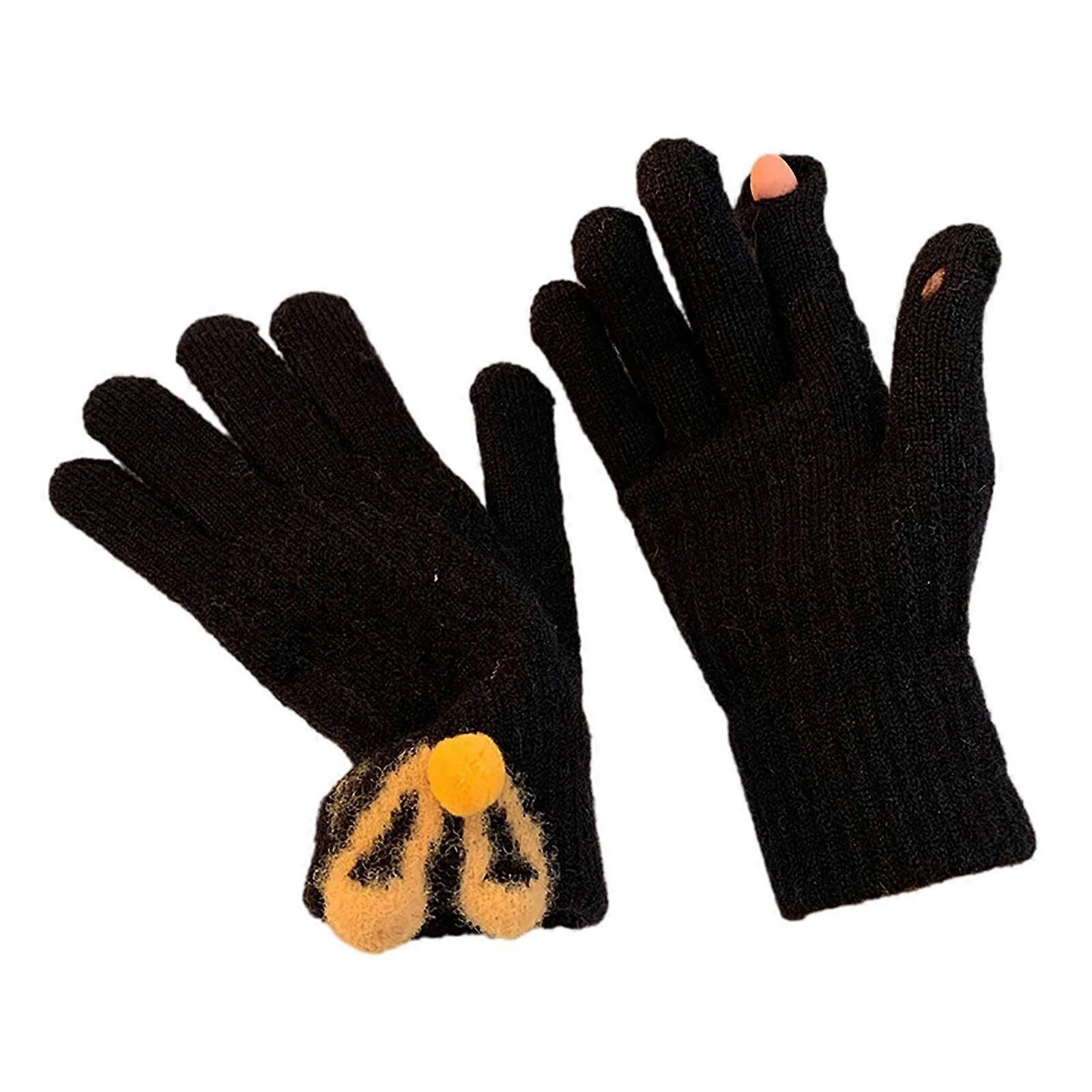 Moufles D'hiver Femme - Ultra Chaudes & Coupe-vent - Pour Vélo, Travail Extérieur, Neige, Camping, Pêche