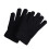 (Schwarze) Winterwarme Strickhandschuhe, dicke Handschuhe, einfarbig, Vollfingerhandschuhe 1