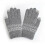 (Graue) Winterwarme Strickhandschuhe, dicke Touchscreen-Fäustlinge 1