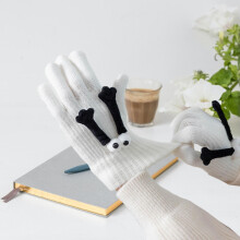 Winterwarme Handschuhe mit Touchscreen-Funktion, kreative Handschuhe für kaltes Wetter, Vollfingerfäustlinge,